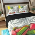 thumbnail image 4 of Dragon Ball Angry Piccolo Standing And Ready For Fighting Three Piece Duvet, 4 of 7