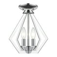 thumbnail image 3 of Livex Lighting - Prism - 2 Light Convertible Mini Chandelier in Contemporary, 3 of 14