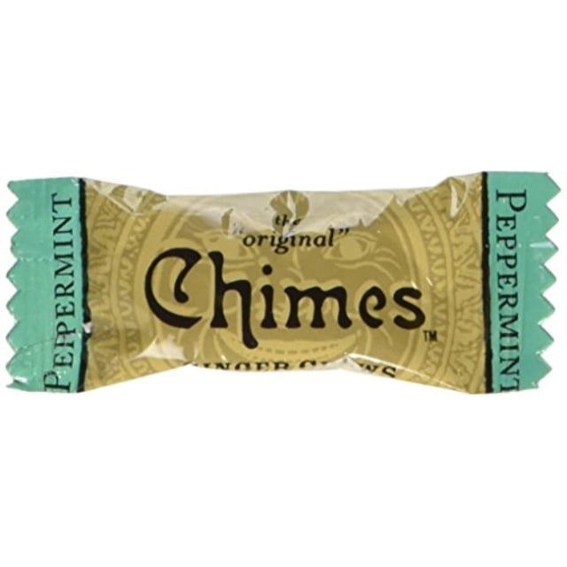 chimes peppermint ginger chews, 80 ounce (pack of 1)