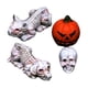 thumbnail image 2 of 4x de Halloween, huesos de espeluznantes, modelo aterrador, adorno de gato agachado para césped, espeluznante libre,, 2 of 9
