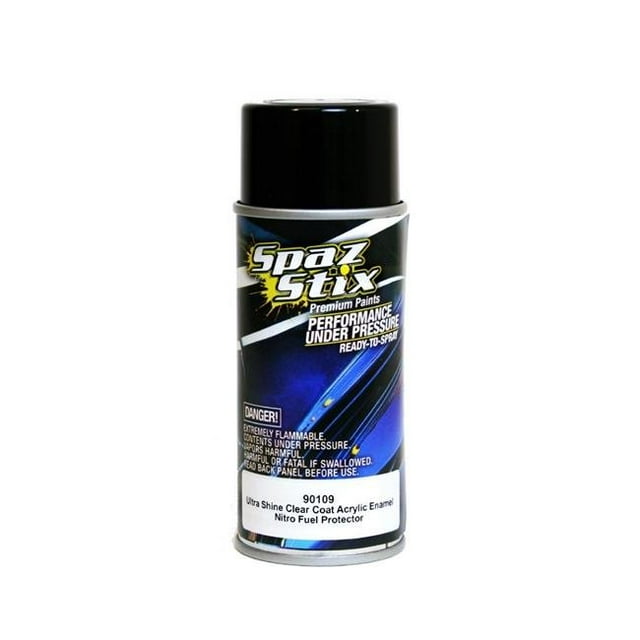 Spaz Stix 3.5 oz Ultra Shine Clear Acrylic Enamel Aerosol Paint
