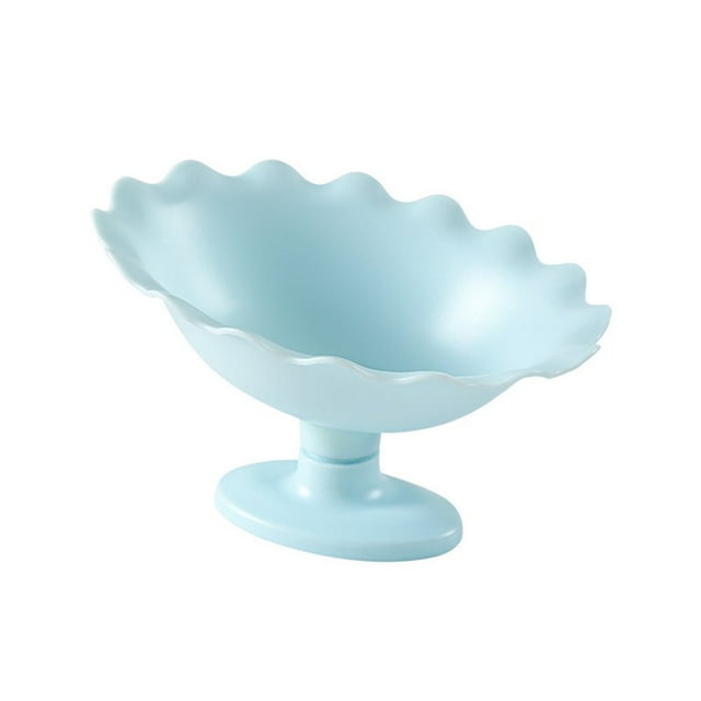 Snack Plate Large Capacity Smooth Edge Stable Base Detachable Food Grade Wide Application 4 Colors Dried Fruit Plate Food Snack Container Home Supplies