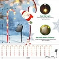 thumbnail image 4 of Beiled Solar Christmas Candy Cane Lights Outdoor Waterproof LED Pathway Lights(24 pack), 4 of 13