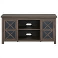 thumbnail image 3 of Henn&Hart 47" Alder Brown/Glass TV Stand, 3 of 9