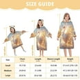 thumbnail image 3 of BZSMCE Wearable Blanket Hoodie Fashion Enchanting Swan Home Wear, 3 of 7