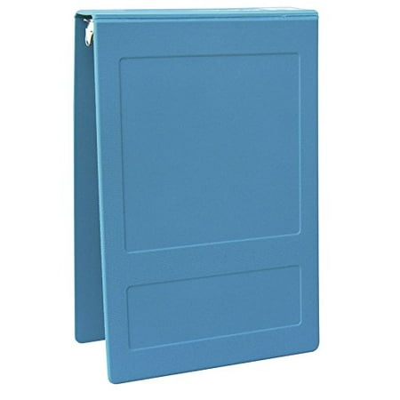 Omnimed Flip 2 Ring Open Poly Binder, Aqua, 1.5