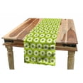 thumbnail image 1 of Abstract Table Runner, Ethnic Ikat Style Illustration Ornamented as Drop Shaped Motifs Art, Dining Room Kitchen Rectangular Runner, 3 Sizes, by Ambesonne, 1 of 2