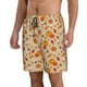 thumbnail image 2 of Fotbe Fall Autumn Trajes de Baño Estampados para Hombre, Shorts de Verano de Secado Rápido, Ropa de Playa, Bañadores-X-Large, 2 of 6