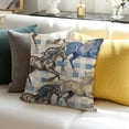 thumbnail image 3 of BANET  Short Plush Pillow Case Soft Pillow Case, Western Wild Horse Plaid Decor Home Cushion Covers for Couch/Sofa/Bedroom/Car 20x20in, 3 of 5
