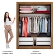 thumbnail image 4 of Ropero Closet Madesa Dallas Plus 2 Puertas Corredizas con Espejo 4 Cajones MN, 4 of 5