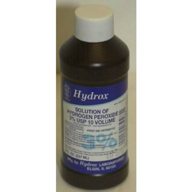 McKesson Brand Hydrogen Peroxide 8 oz. Solution, Bottle, 1 Each