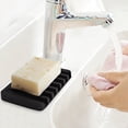 thumbnail image 3 of Soporte para jabonera FLhrweasw antideslizante negro, 3 of 6