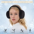 thumbnail image 5 of KOITHOT 2 Pcs Ear Muffs for Women, Foldable Fluffy Earmuffs with Headband, Multicolor Winter Outdoor Earmuffs, 5 of 6