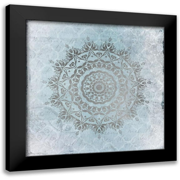 Kimberly, Allen 12x12 Black Modern Framed Museum Art Print Titled - Silver Medallion 3