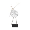 thumbnail image 1 of Estatua de niña de ballet, estatuilla de niña de ballet Figura de niña de ballet forjado Estatua de niña de hierro forjado muy versátil, 1 of 8