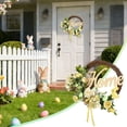 thumbnail image 2 of Artificial Spring Wreath With Pastel Egg,Eggs Wreath With Colorful Eggs,Easter Door Wreath,2026 Easter Door Wreath,Spring Door Wall Window Decoration,Bunny Wreath,Spring Wreath,1PC,13.8"x9.8"x7.8", 2 of 9