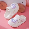 thumbnail image 4 of Toddler Boys Girls Cartoon Clogs Kids Clogs EVA Cute Cartoon Print Non Closed Toe Waterproof Lightweight Breathable Clogs for Indoor Outdoor Summer Use, 4 of 9