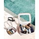 thumbnail image 3 of Set de bolsas de maquillaje de viaje FFPaw, transparente e impermeable, aprobado por la TSA, 3 of 7