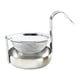 thumbnail image 4 of Colador de té giratorio, herramienta de cocina, acero inoxidable 304, accesorios portátiles para té. Plata, 4 of 8