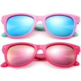 thumbnail image 1 of Gafas de Sol COASION para Niños de 4 a 12 Años Polarizadas 2 Paquetes, 1 of 5