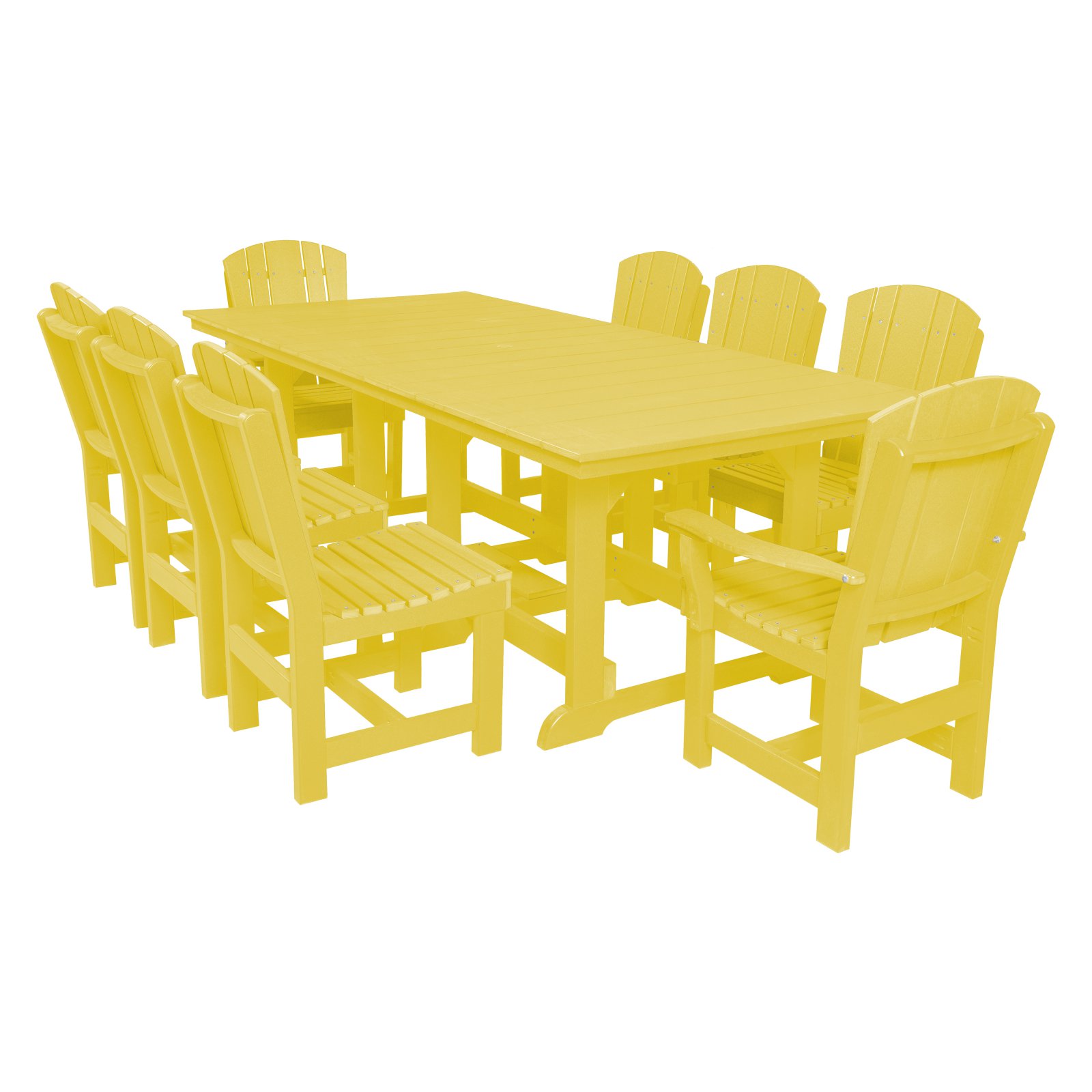 Wildridge Heritage Recycled Plastic 9 Piece Rectangular Patio Dining