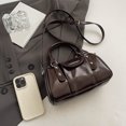 thumbnail image 4 of Bolso versátil de piel sintética para mujer, bolsa de sillín informal de Color sólido, bolso de hombro con tachuelas, bolso de compras de viaje, 4 of 9