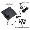 thumbnail image 7 of QUTETN Solar Fountain Pump with Built-in Battery Backup  Free Standing Solar Powered Bird Bath Water Fountain Pump for Garden Fountain Pond Pool Outdoor, 7 of 7