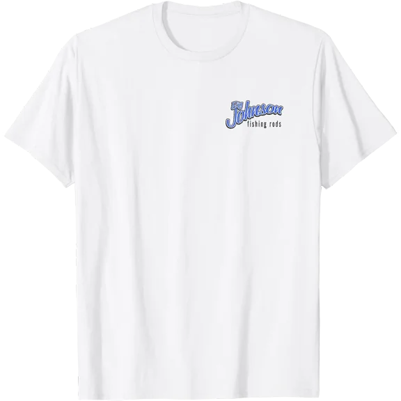 Big Johnson Front and Back Fishing Rods and Reels Funny T-Shirt