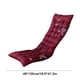thumbnail image 3 of Cojín de Invierno para Silla Reclinable, Grueso, Plegable, de Doble Cara, con Correas | 119 X 48 Cm, de Algodón Perlado y Poliéster, Suave, para Mecedora, para Uso En Interiores y Exteriores., 3 of 6