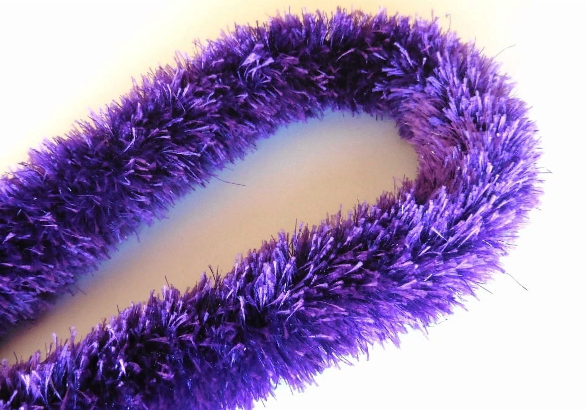 Funcraft Purple Solid Yarn Lei, 1 Each