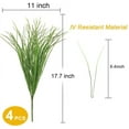 thumbnail image 6 of Sinhoon 13” Artificial Wheat Grass in Green Plastic Planter (Pack of 4 Count), 6 of 9