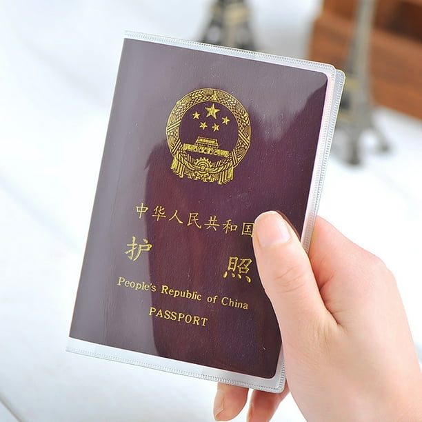 Cheers Imperméable à l'Eau PVC Voyage Couverture de Passeport Protector ID Titulaire de Carte Organisateur