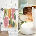 thumbnail image 7 of Yayeee 2 Pack Hand Towels for Bathroom 100% Cotton 16" x 28" Soft Absorbent Kitchen Towel, Citrus Leaves, 7 of 7