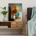 thumbnail image 5 of UXIEQU Abstract Geometric Circles Squares Canvas Wall Art 15.75x11.81 Inches, 5 of 8