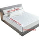 thumbnail image 4 of Protector de colchón impermeable Funda protectora de almohadilla de cama de algodón transpirable, Completo 54x76 + 18inches Speravity HA001320-02B, 4 of 7