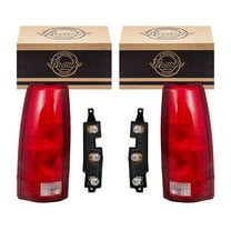 Brock Tail Light for 1988-1999 C1500 w/ Connector Plate Bulbs Classic Set 5977867 1988-2000 C2500