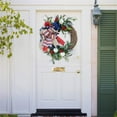 thumbnail image 2 of 4th of July Wreaths for Front Door, Patriotic Wreath, Memorial Day Wreath, Independence Day Decoration for Gifts Window Wall Home Decor, 2 of 6