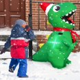 thumbnail image 2 of Dinosaurio inflable navideño TURNMEON de 1 m para decoración exterior, 2 of 6