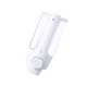 thumbnail image 4 of GOOHOCHY Dispensador de jabón de manos 2 en 1 para baño, de plástico, para pared, con bomba de doble cabezal para ducha, baño, cocina y fregadero (blanco), 4 of 8