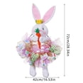 thumbnail image 3 of Mrzhqd Easter Party Decoration Rabbit Wreath Cartoon Wreath Home Door Hanging Party Decoration Pendant Easter Wreath Decoration, 3 of 8