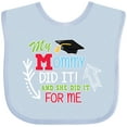 thumbnail image 3 of Inktastic My Mommy Did It and She Did It for Me with Graduation Cap Boys Baby Bib, 3 of 4