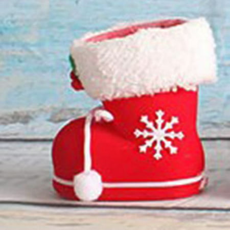 AkoaDa Christmas Candy Red Boots Christmas Gifts Christmas Snacks Container Bags Home Decor Christmas Tree