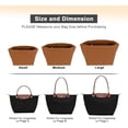 thumbnail image 4 of Purse Organizer Insert for Le Pliage Small Handbags Insert Organizer (Brown, Small), 4 of 7