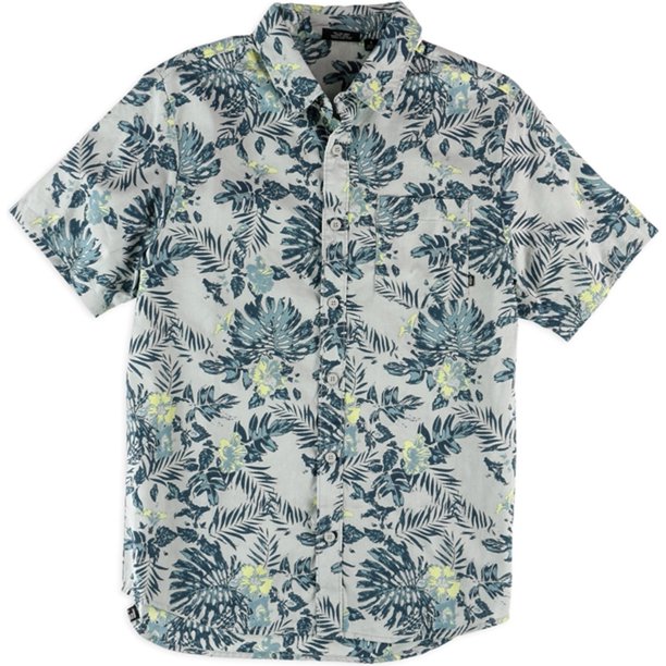 Camiseta Abotonada Vans Makai gris grande