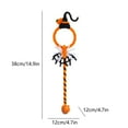 thumbnail image 3 of Uutvery Halloween Luminous Light Up Screw Stick Witch Handheld Twister Rod Long Wand Durable Cosplay Decorative Props Decorative Stems Props for Party Home Office Indoor Gifts Black and Orange, 3 of 8