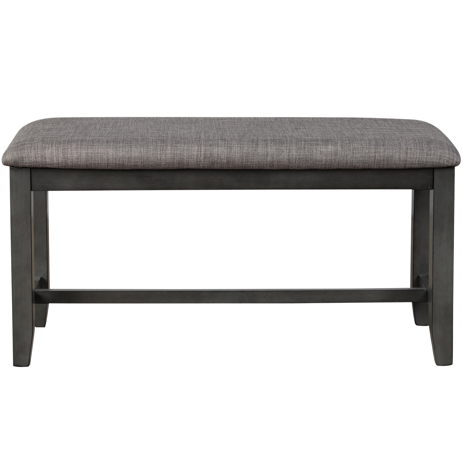 Kadyn Rectangular Dining Table Set 6 Pc, Wooden Modern Dining Chairs Seat, 6-piece Kitchen Dining Table Set Dining Table, 4 Dining Chairs and Bench, Gray Kadyn Rectangular Dining Table Set 6 Pc, Wooden Modern Dining Chairs Seat, 6-piece Kitchen Dining Table Set Dining Table, 4 Dining Chairs and Bench, Gray