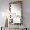 thumbnail image 3 of Uttermost Lev Steel Antique Gold Mirror 09825, 3 of 6
