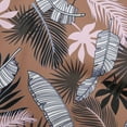 thumbnail image 1 of oneOone Cotton Poplin Twill Brown Fabric Tropical Sewing Material Print Fabric By The Yard 56 Inch Wide, 1 of 6