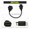 OBD Adapter for Volvo 8 Pin OBD1 to 16 pin OBD2 Diagnostic Cable ...