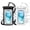 Black/White, variant on 2 Pack IPX8 Waterproof Phone Pouch, Universal Cell Phone Dry Bag with Clear Window & Lanyard for iPhone, Samsung – Best for Beach, Swimming, Snorkeling, and Cruise Travel